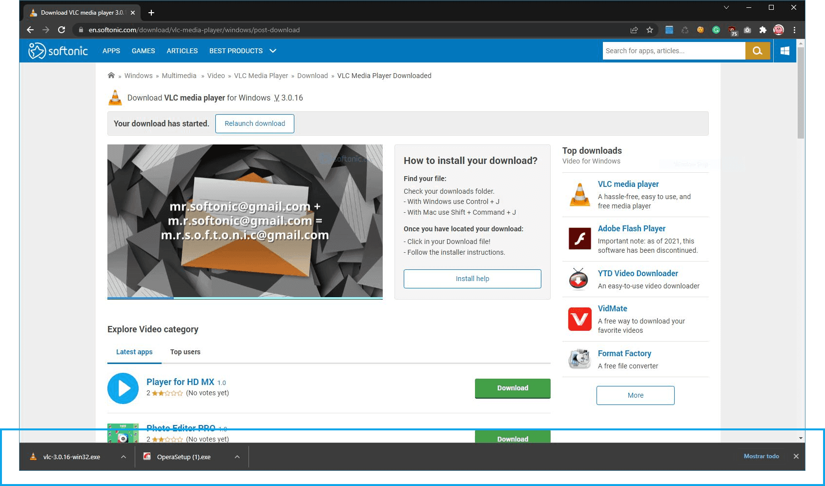 Double download confusion