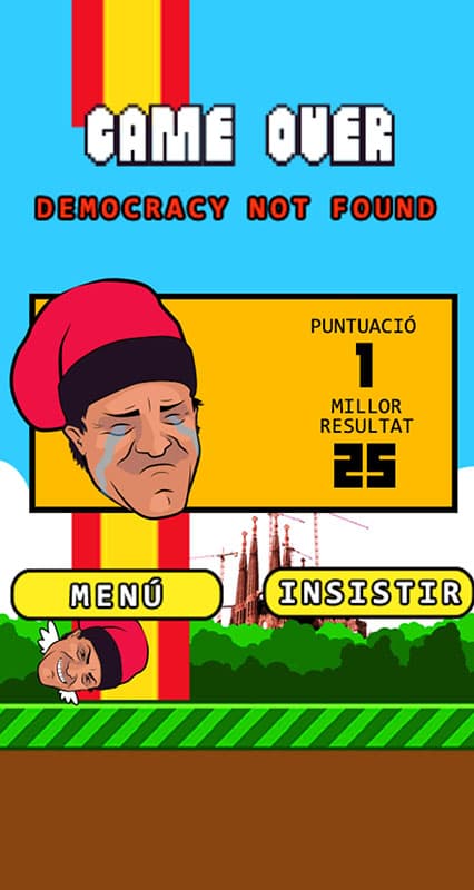Flapi Mas game over