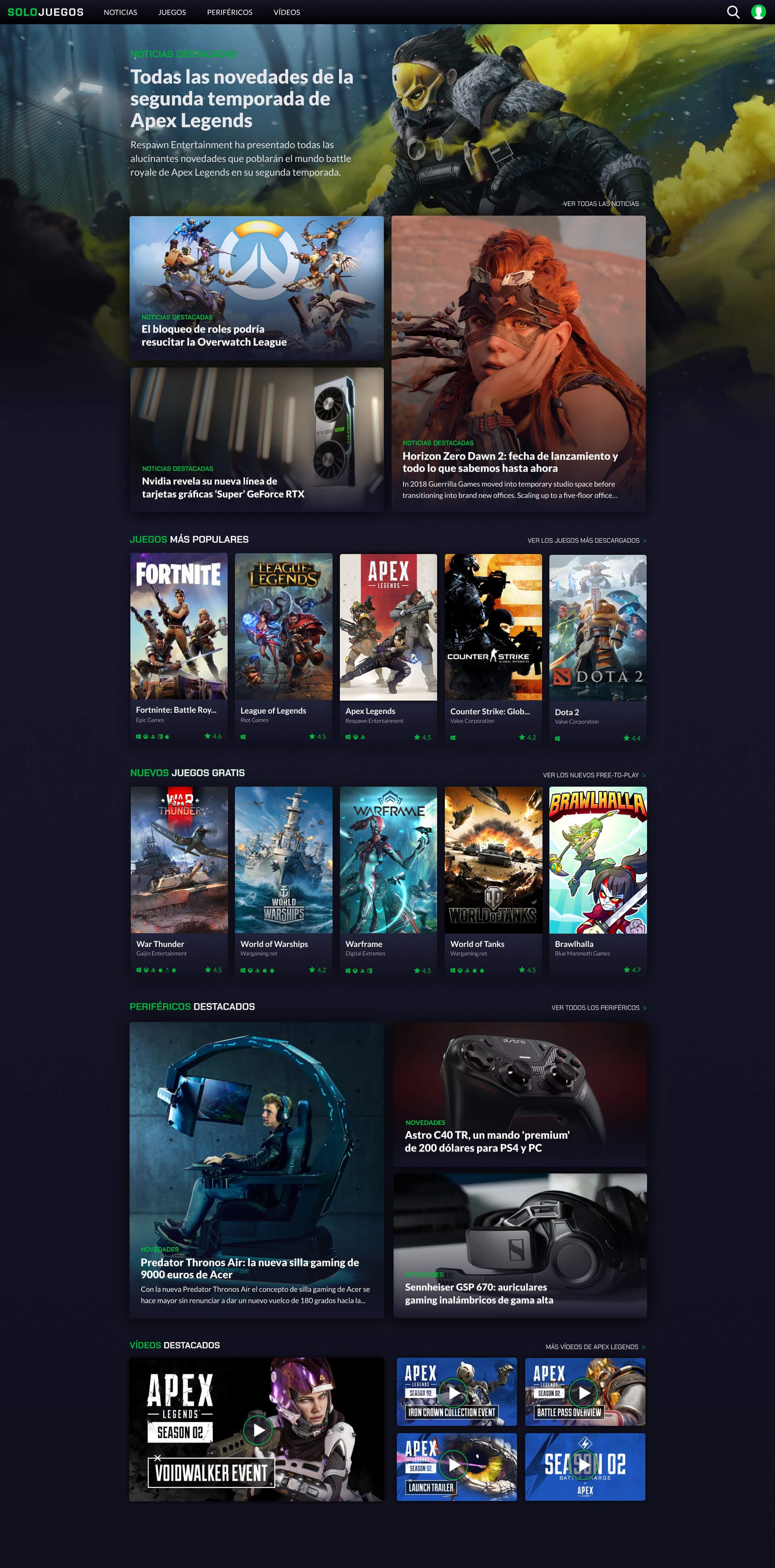 SoloJuegos home design