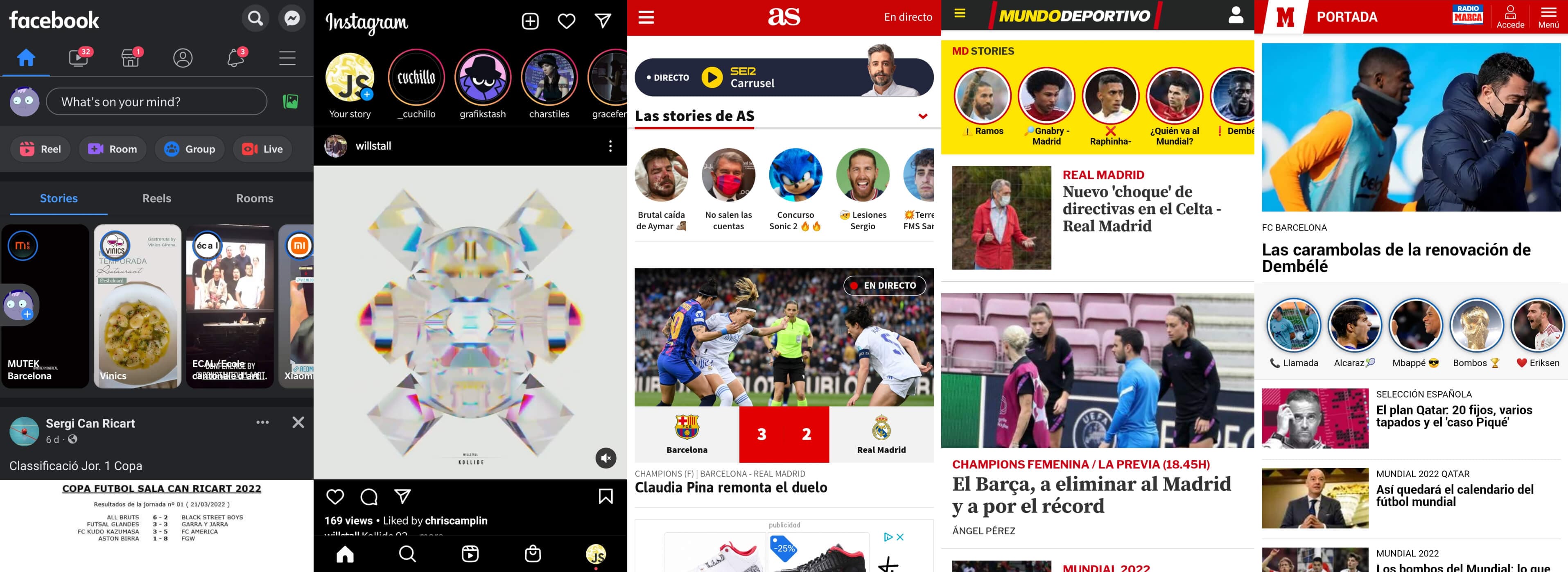 Softonic Web Stories editorial content samples across multiple formats